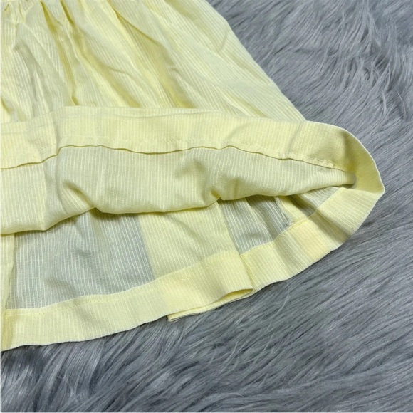 Vintage Handmade 2 Piece Yellow Polka Dot Ruffle Toddler Girls Pinafore - Picture 11 of 16